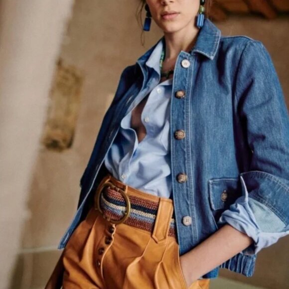 Sézane Denim Jacket - Picture 1 of 6